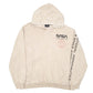 Mens Beige Hyper Space Nasa Space Spellout Hoodie Jumper