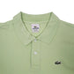 Mens Green Lacoste  Short Sleeve Polo Shirt