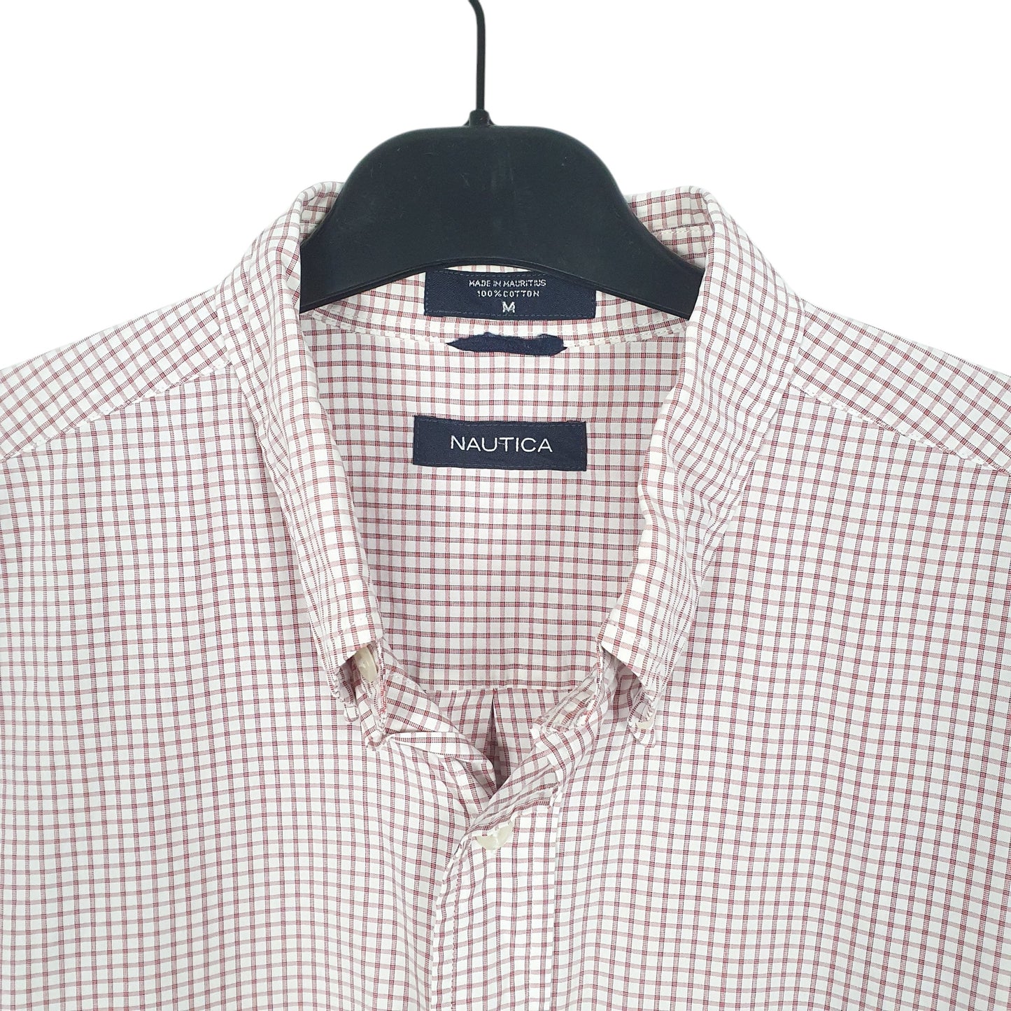 Mens White Nautica  Long Sleeve Shirt