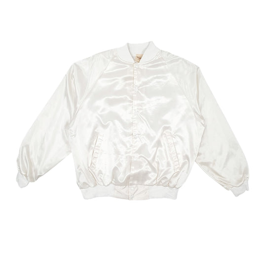 Mens Cream Auburn Sportswear Vintage Made In USA  Coat