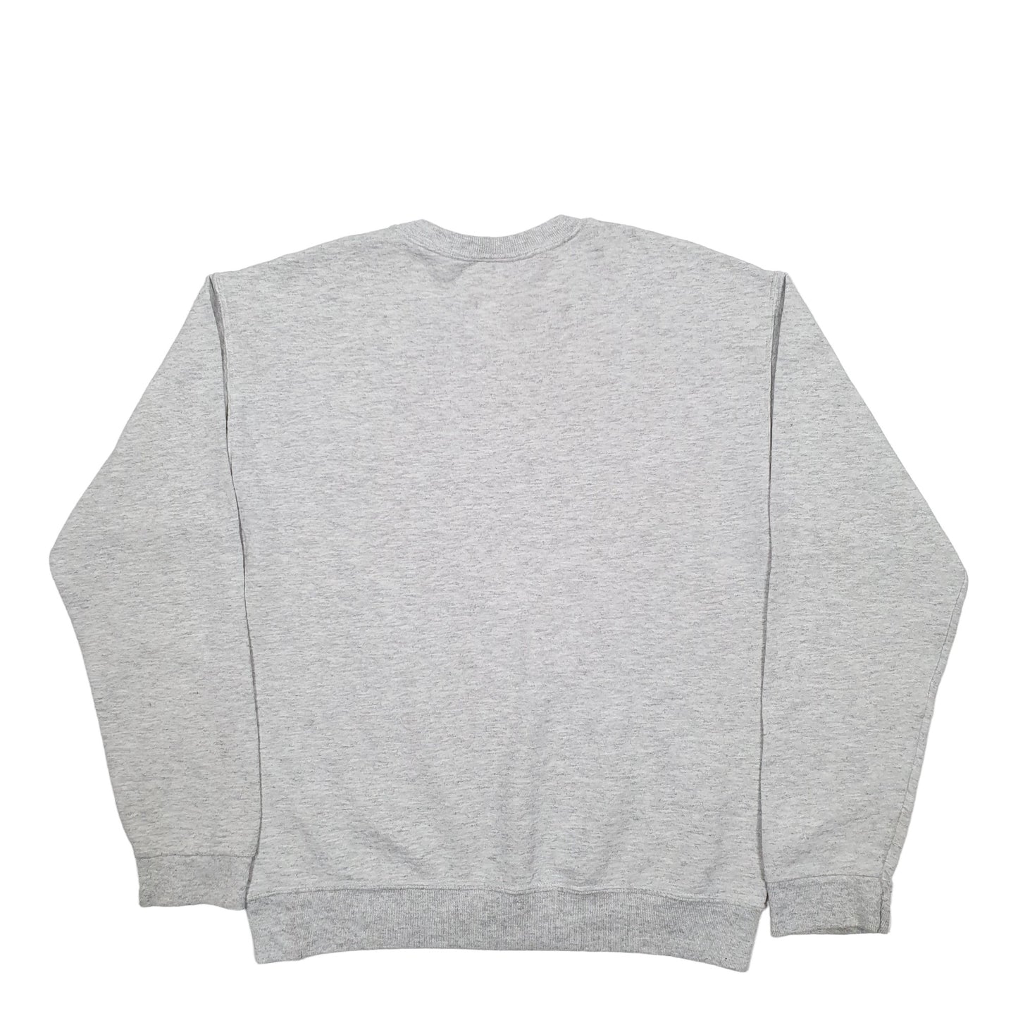 Womens Grey Jerzees University Spellout Crewneck Jumper