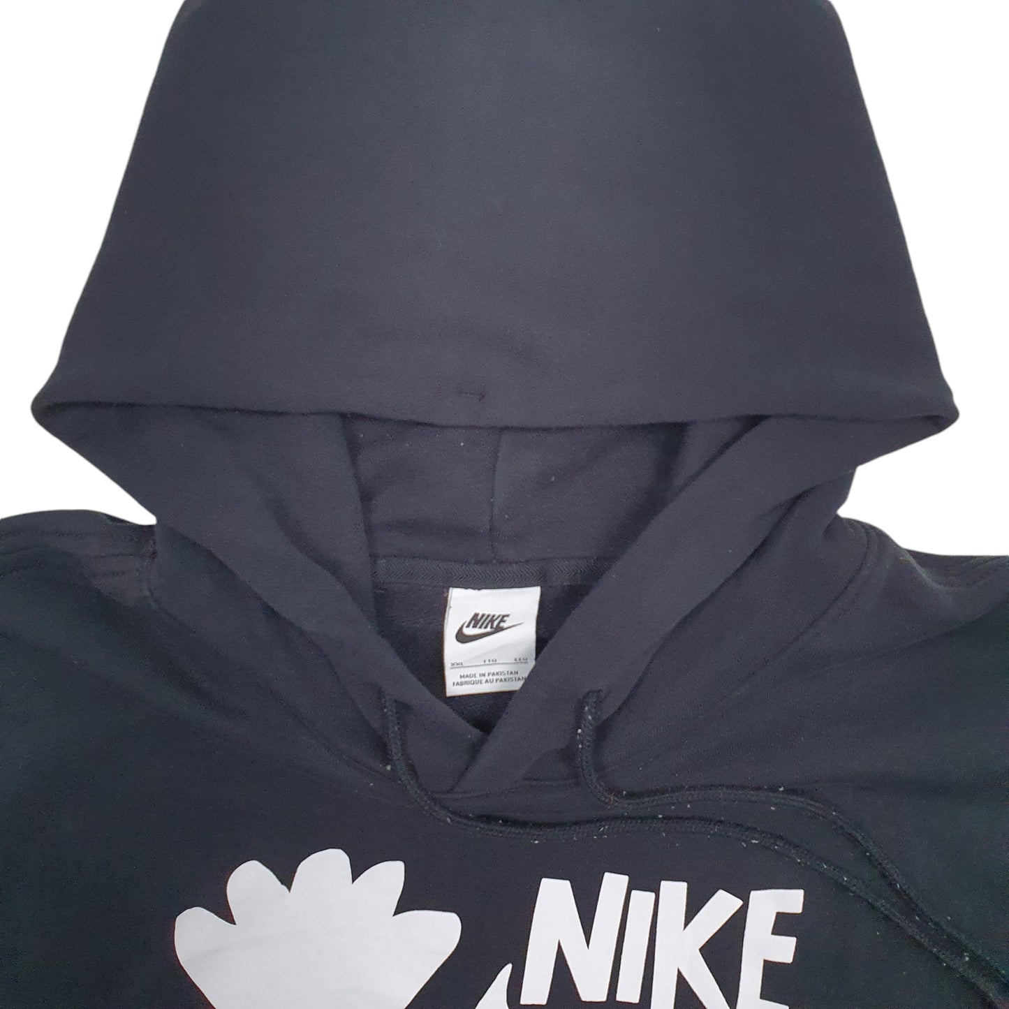 Mens Black Nike Have A Nike Day Spellout Hoodie Jumper