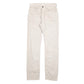 Mens Cream Levis 505 Corduroy Trousers