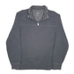 Mens Black Arrow  Quarter Zip Jumper