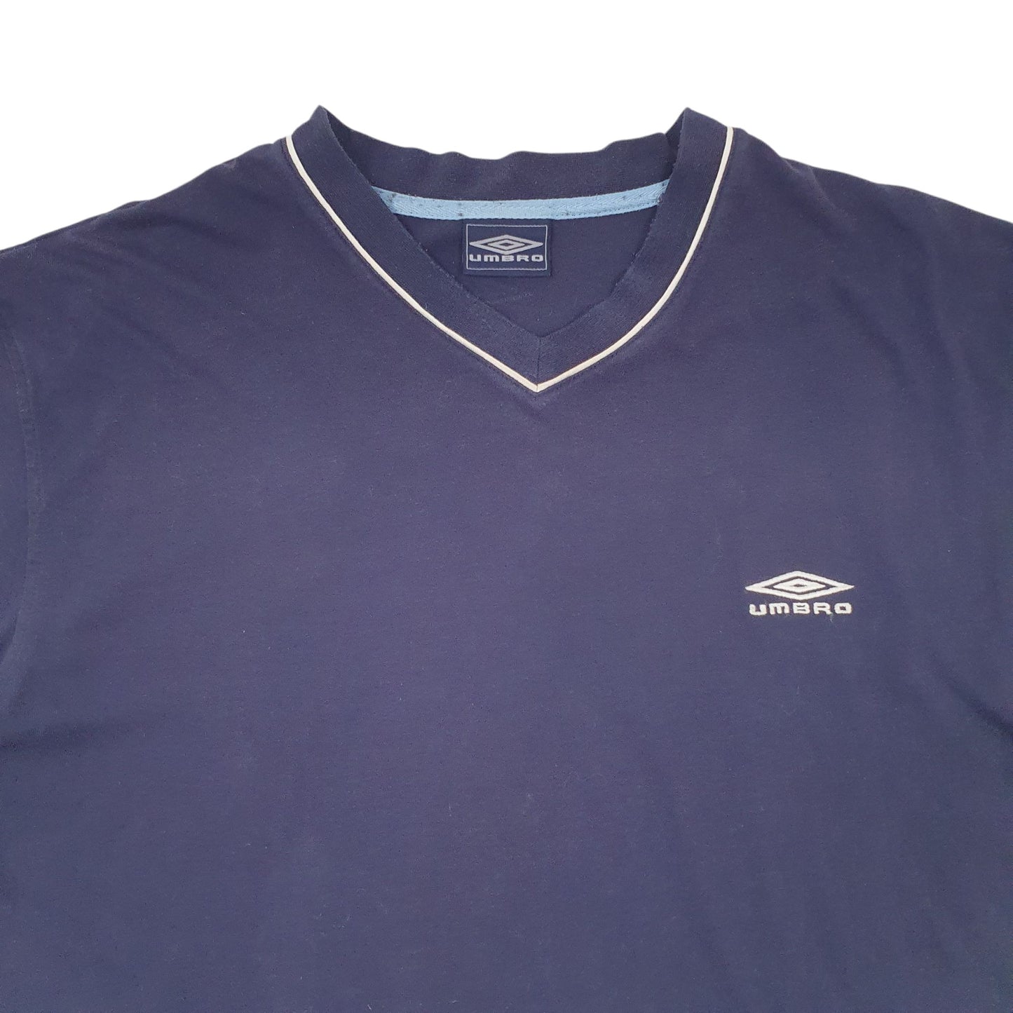 Mens Navy Umbro  Short Sleeve T Shirt