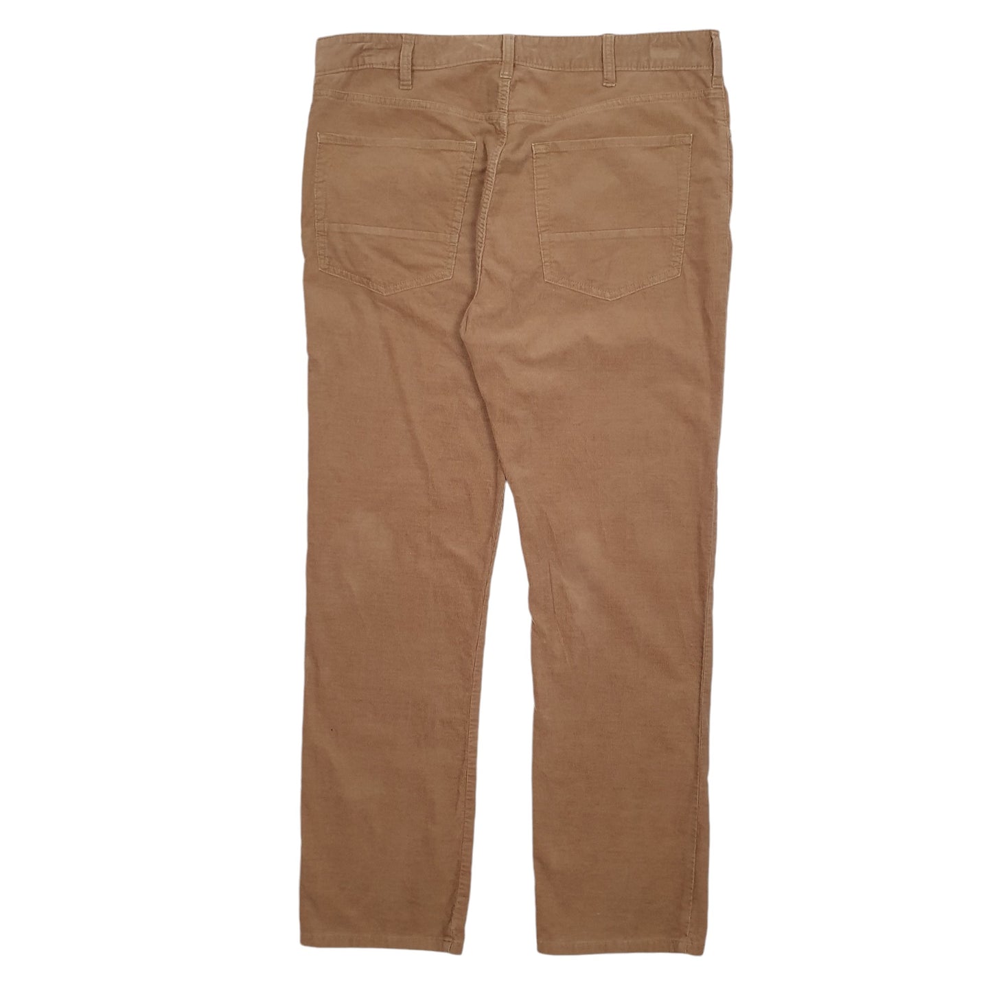 Mens Brown Nautica Stretch Fit Corduroy Trousers