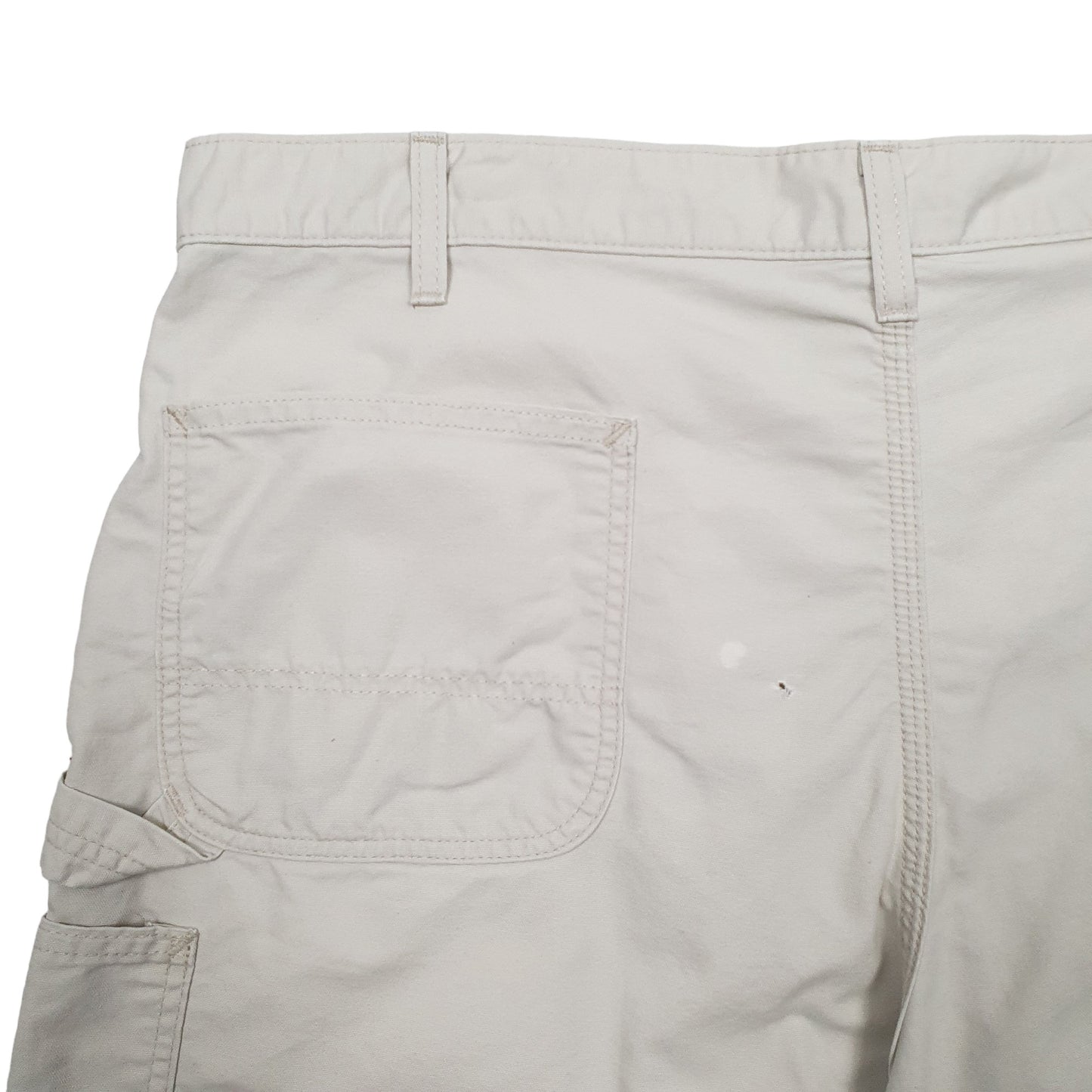 Mens Cream Carhartt Workwear B144 Carpenter Shorts