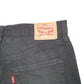 Womens Black Levis 501 Denim Jorts Hot Pants Denim Shorts