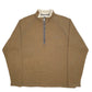Mens Brown Columbia  Quarter Zip Jumper