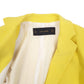 Womens Yellow Zara  Crewneck Coat