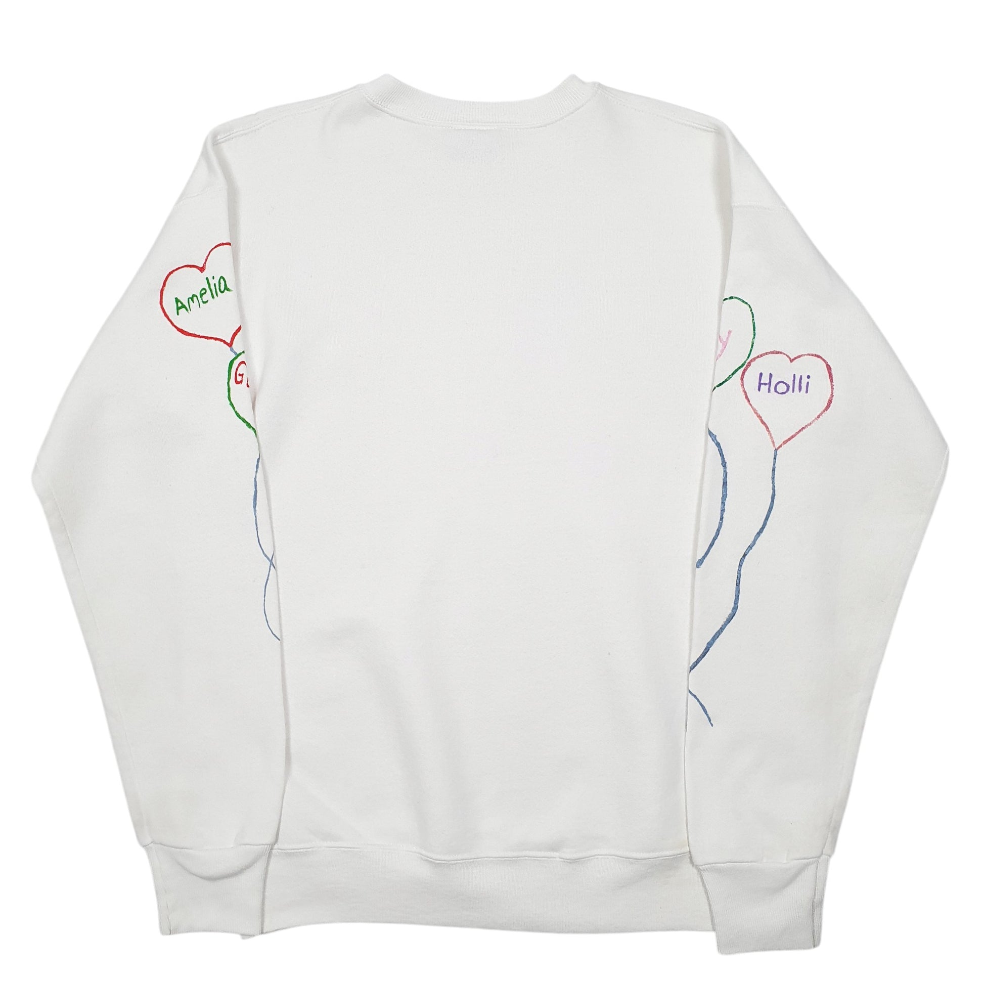 Womens White Lee Vintage Sturdy Sweats Crewneck Jumper