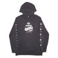 Mens Black Adidas Triple Action Hoodie Jumper
