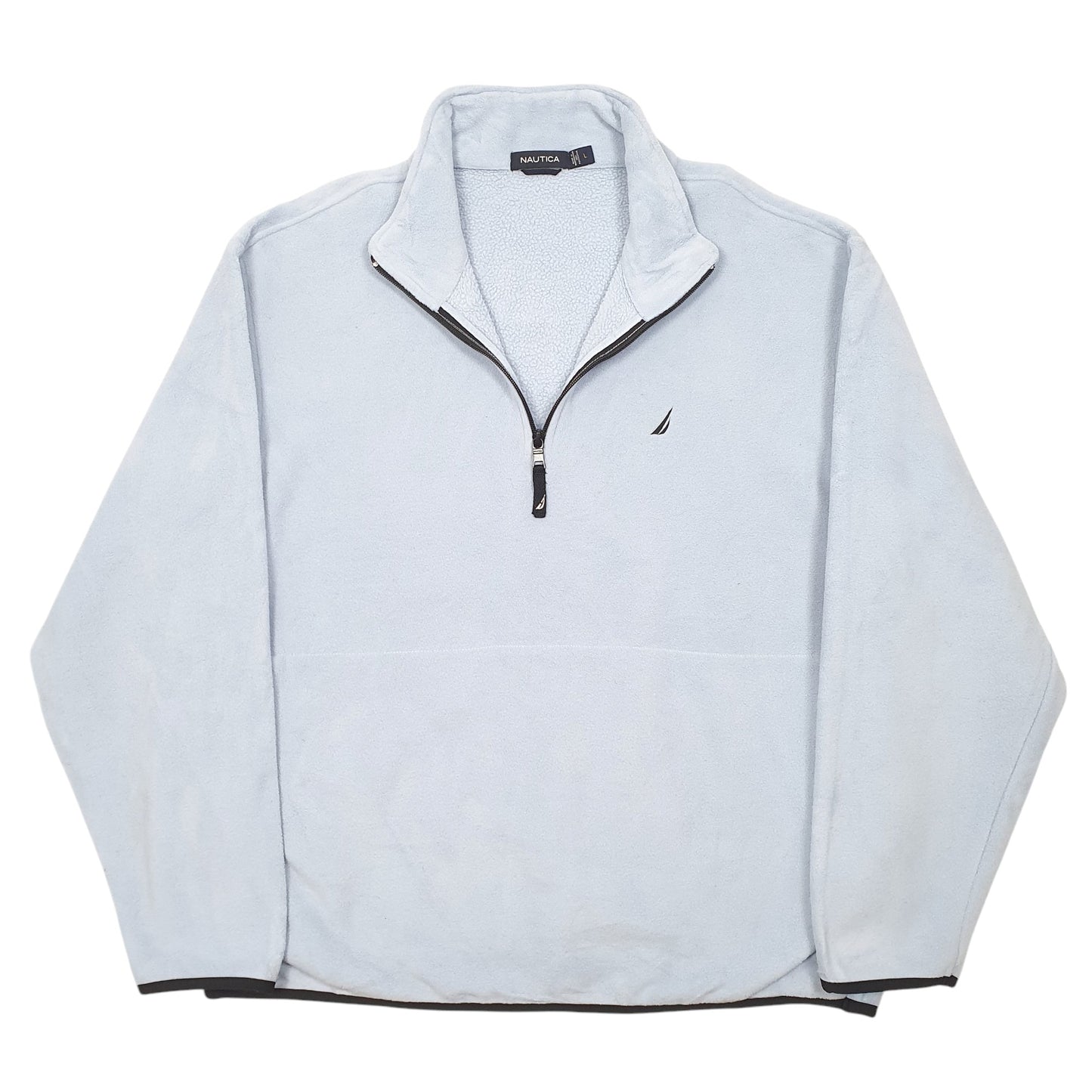 Mens Blue Nautica  Quarter Zip Jumper