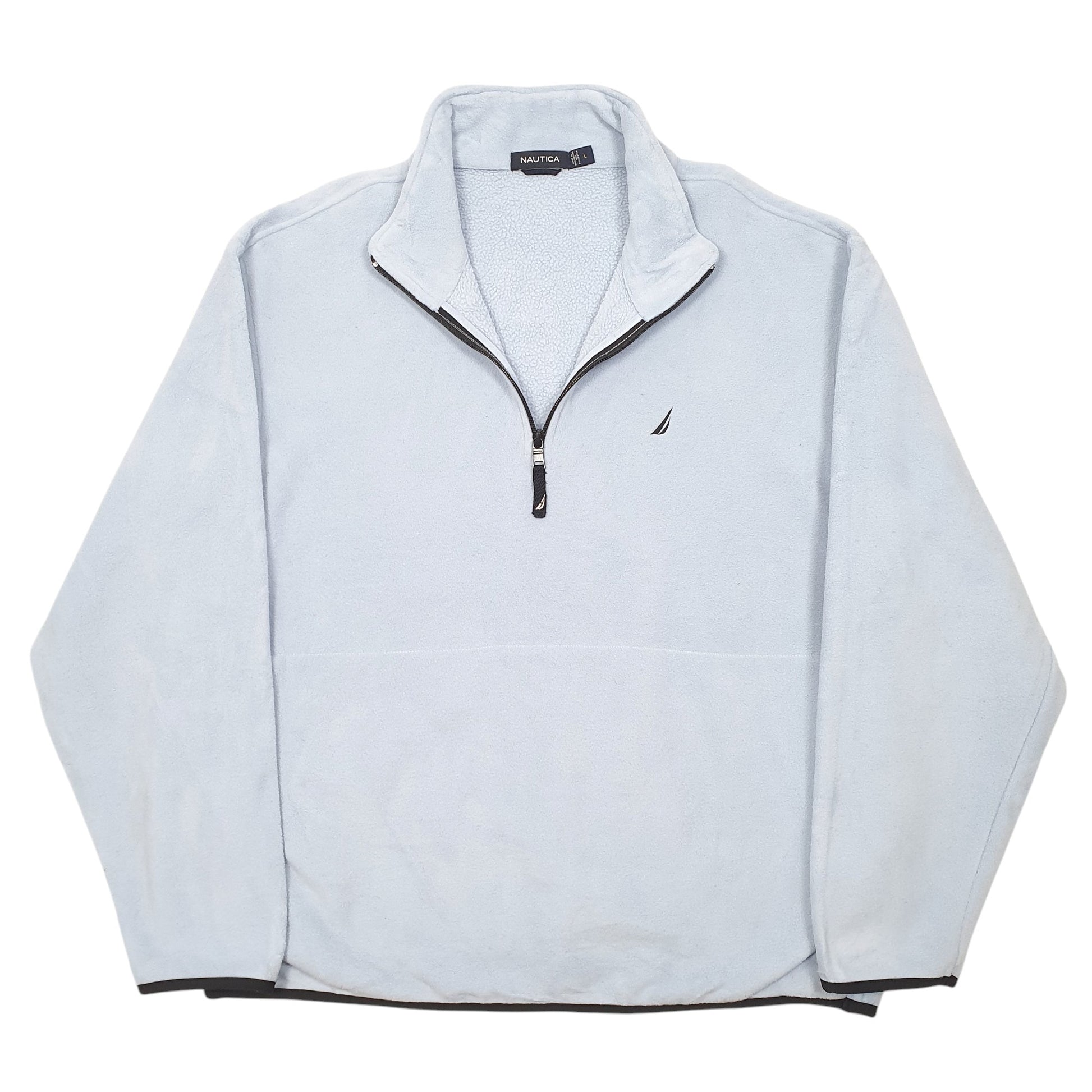 Mens Blue Nautica  Quarter Zip Jumper