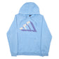 Mens Blue Adidas  Hoodie Jumper