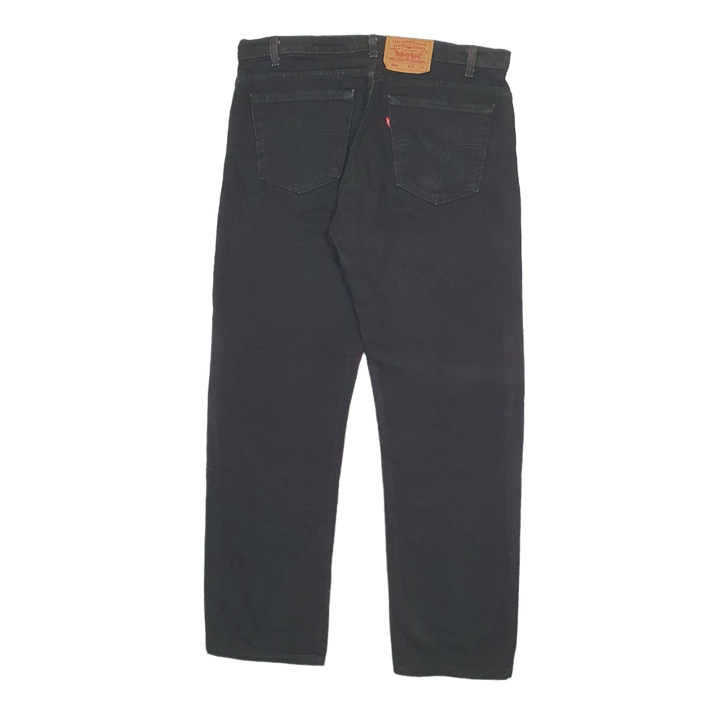 Mens Black Levis  505 JeansW36 L30