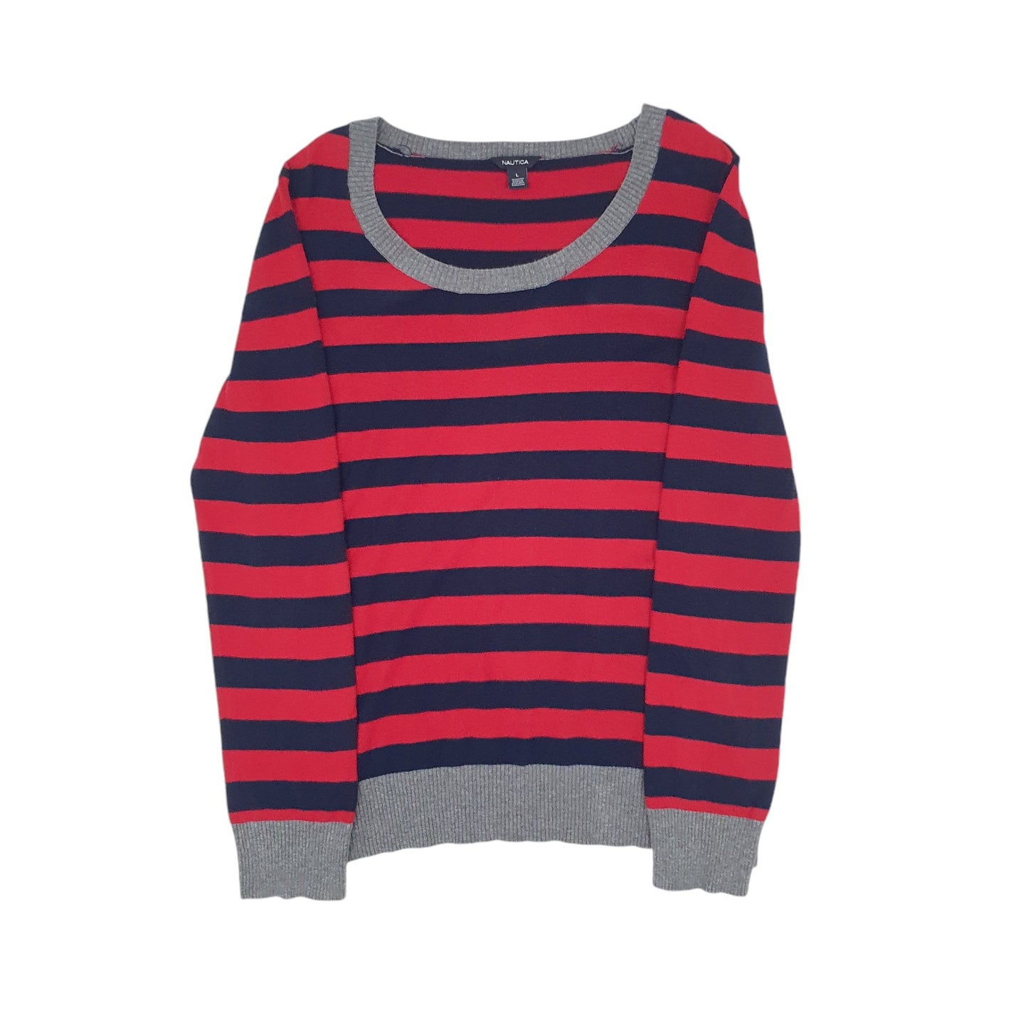 Womens Red Nautica  Crewneck Jumper