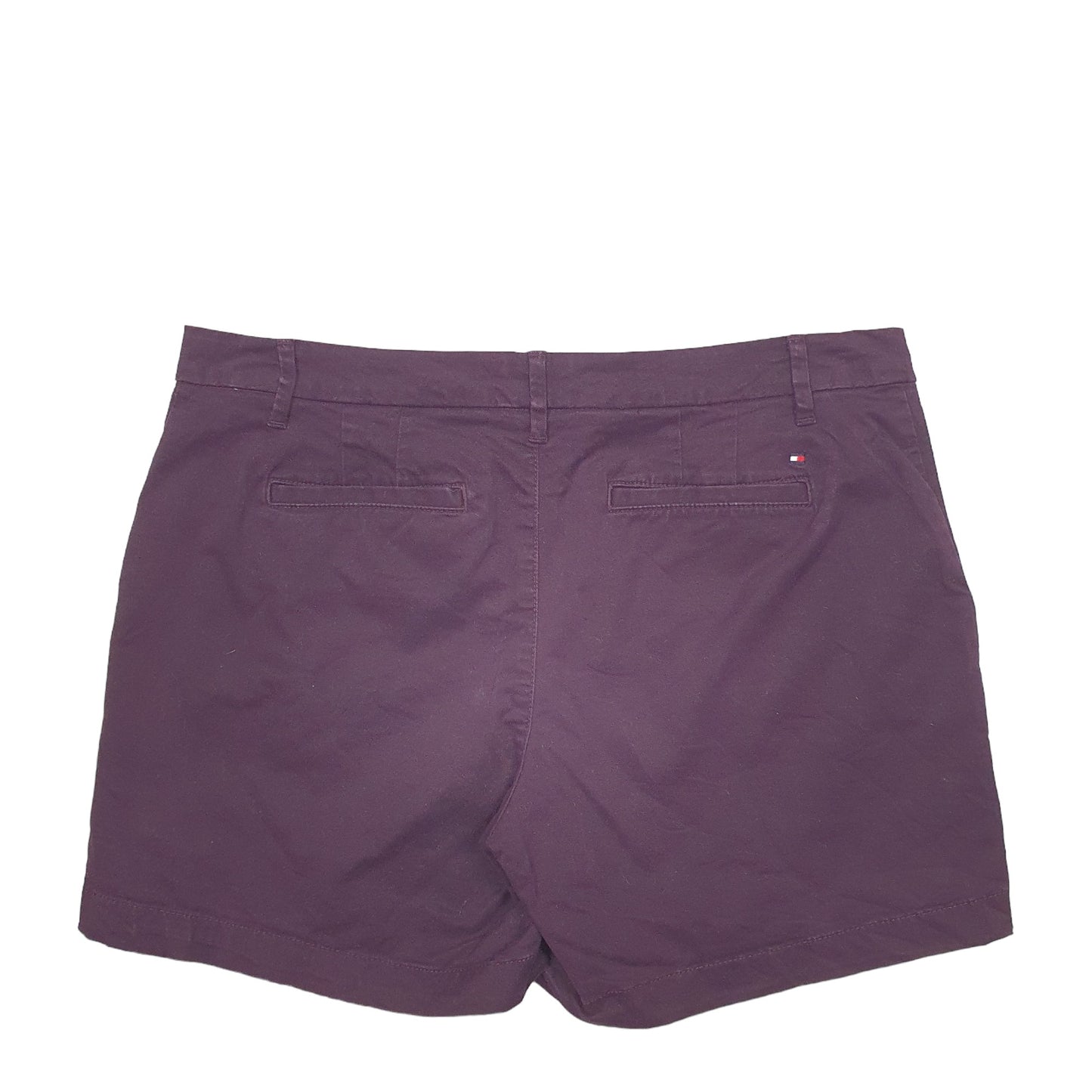 Womens Burgundy Tommy Hilfiger  Chino Shorts