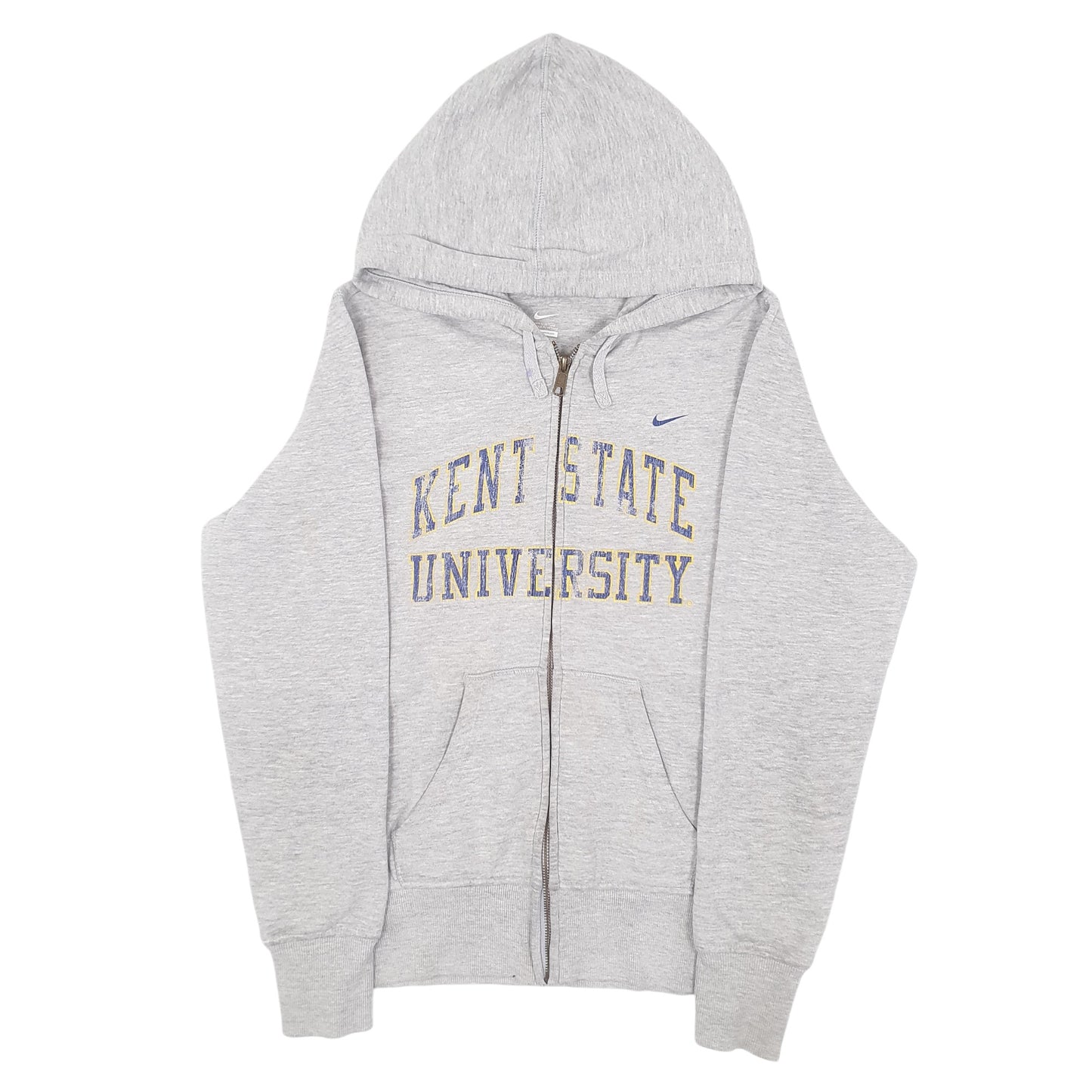 Womens Grey Nike Kent State University Full Zip Jumper