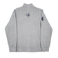 Mens Grey Nike T Soccer Quarter Zip Jumper