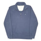 Mens Navy Nautica  Quarter Zip Jumper