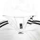 Womens White Adidas  Hoodie Jumper