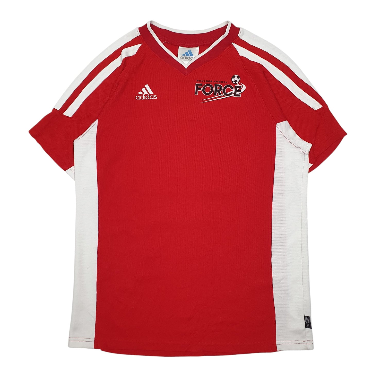 Mens Red Adidas  Short Sleeve T Shirt
