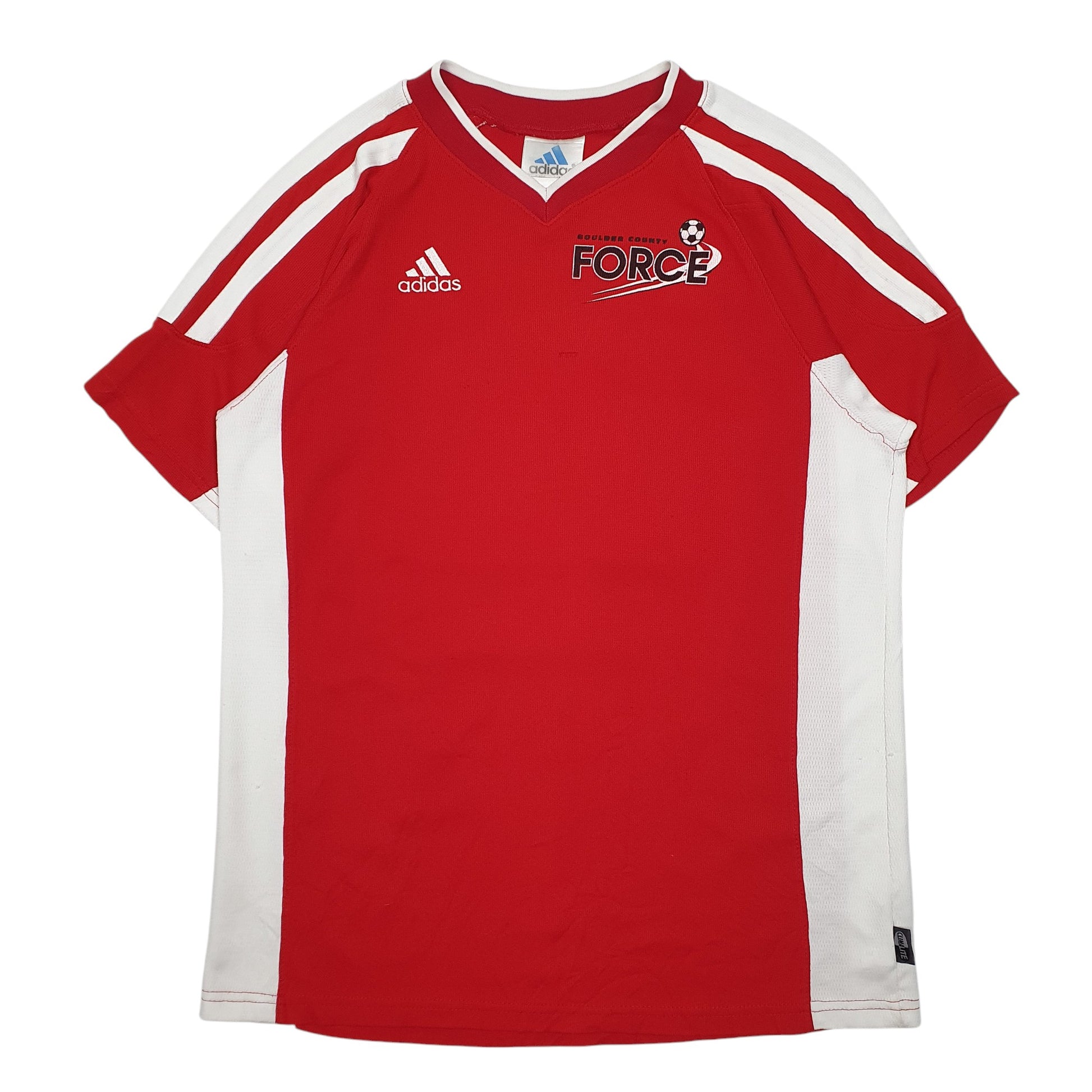 Mens Red Adidas  Short Sleeve T Shirt