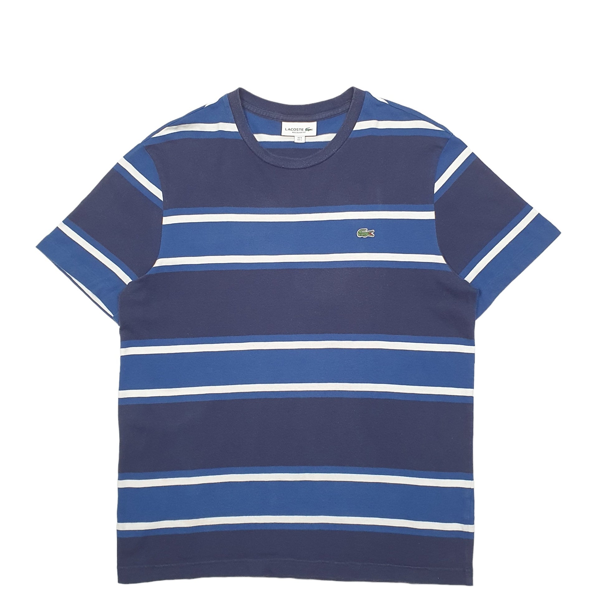 Mens Navy Lacoste  Short Sleeve T Shirt