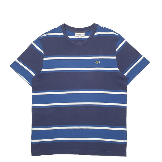 Mens Navy Lacoste  Short Sleeve T Shirt