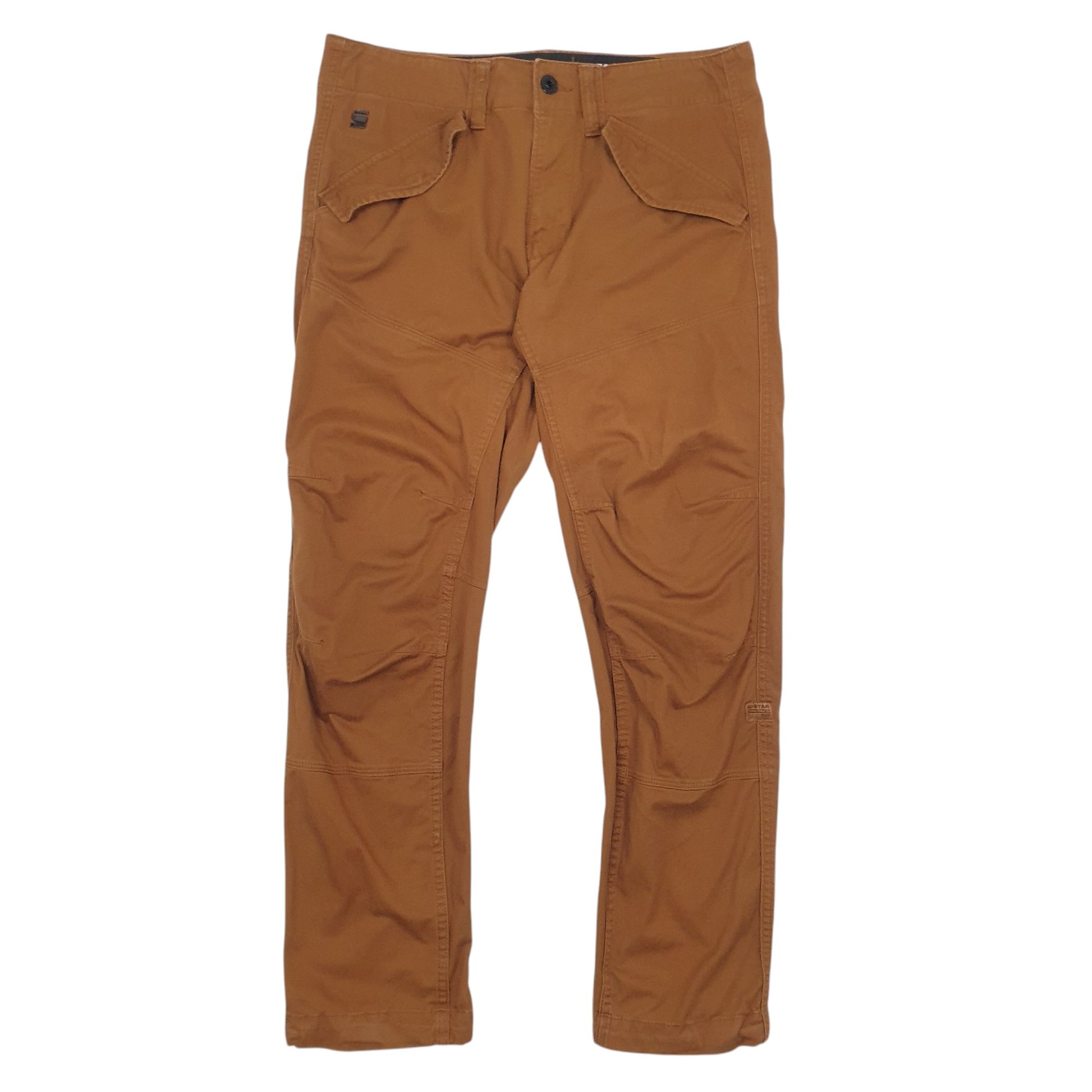 Mens Brown G-Star Raw Chino Trousers