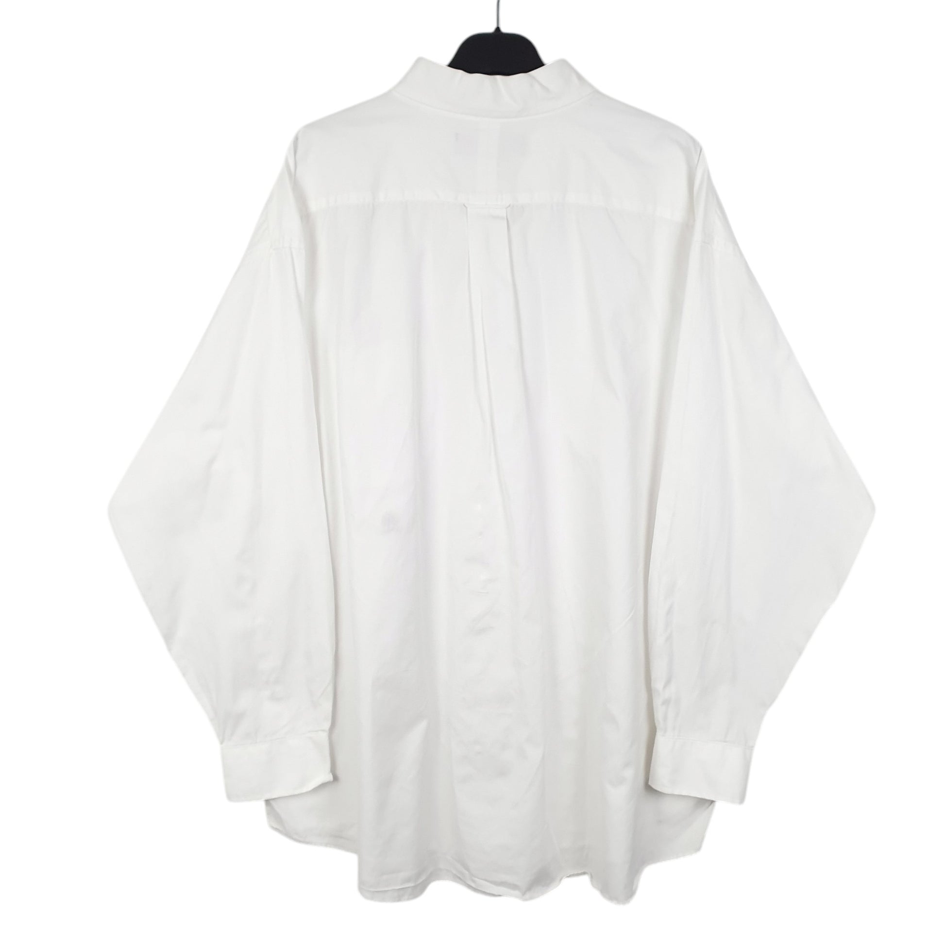 Mens White Tommy Hilfiger Crest Lifetime Collar Long Sleeve Shirt