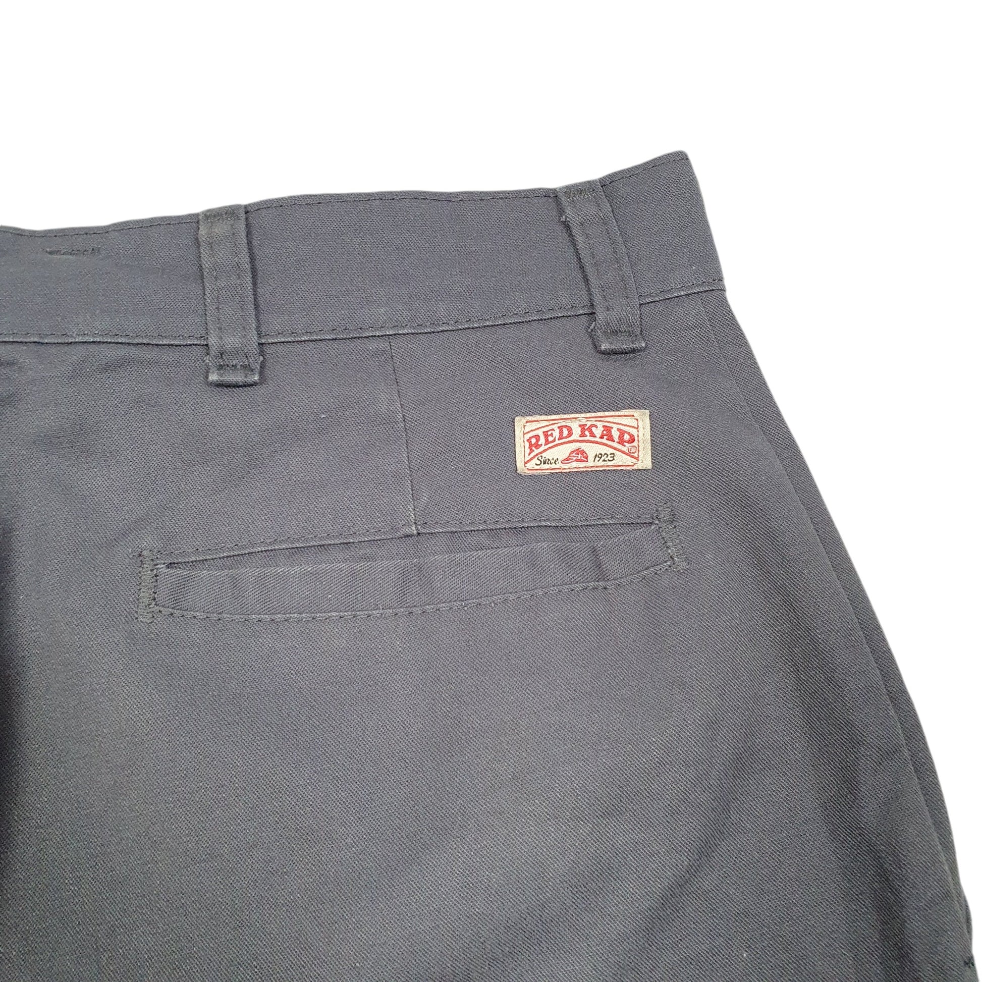 Mens Grey Red Kap Workwear USA High Vis Chino Shorts