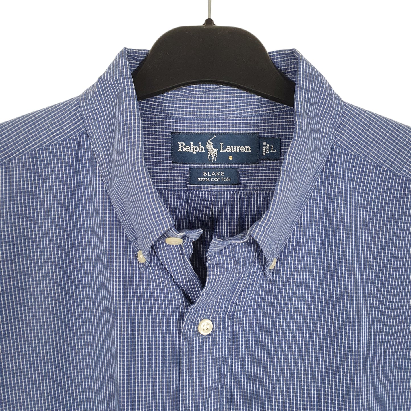 Mens Blue Ralph Lauren  Long Sleeve Shirt