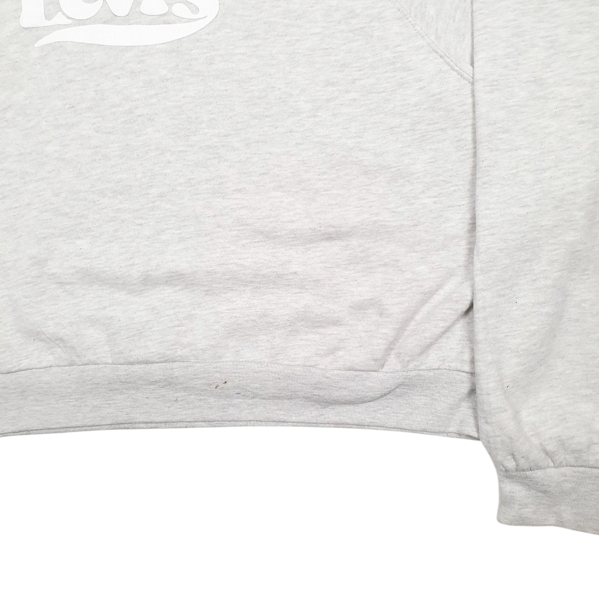 Womens Grey Levis Spellout Crewneck Jumper
