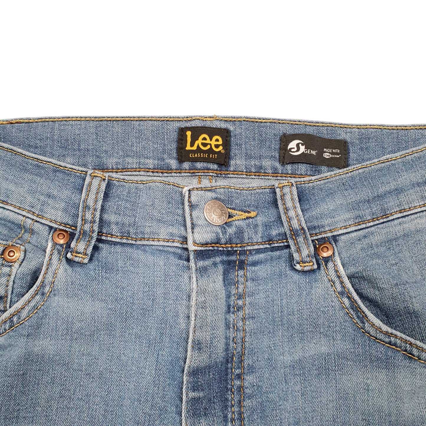 Mens Blue Lee Classic Stretch Casual JeansW32 L30