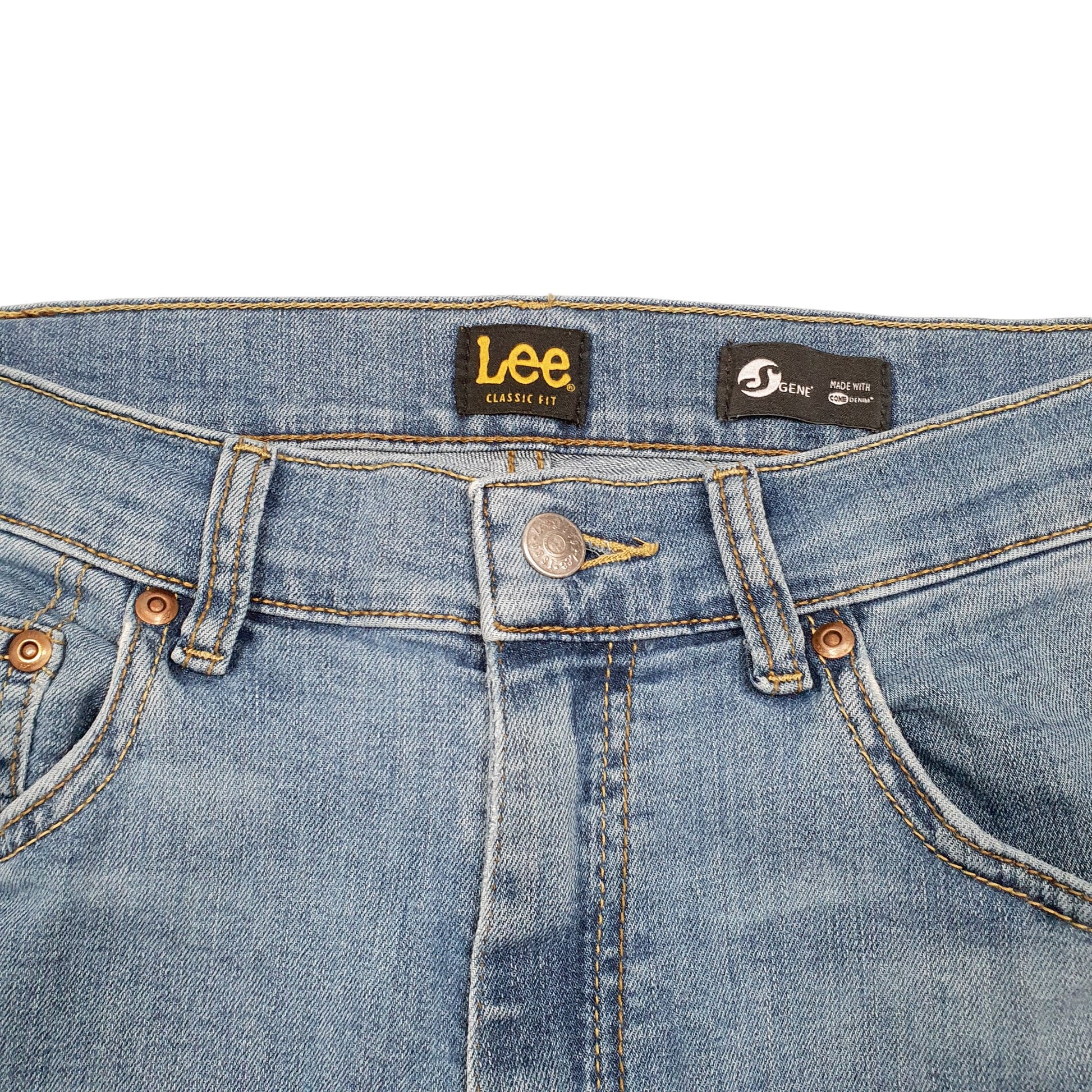 Mens Blue Lee Classic Stretch Casual JeansW32 L30