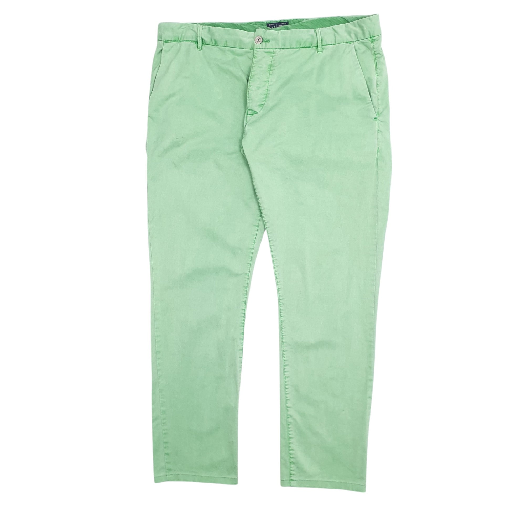 Mens Green Armani  Chino Trousers