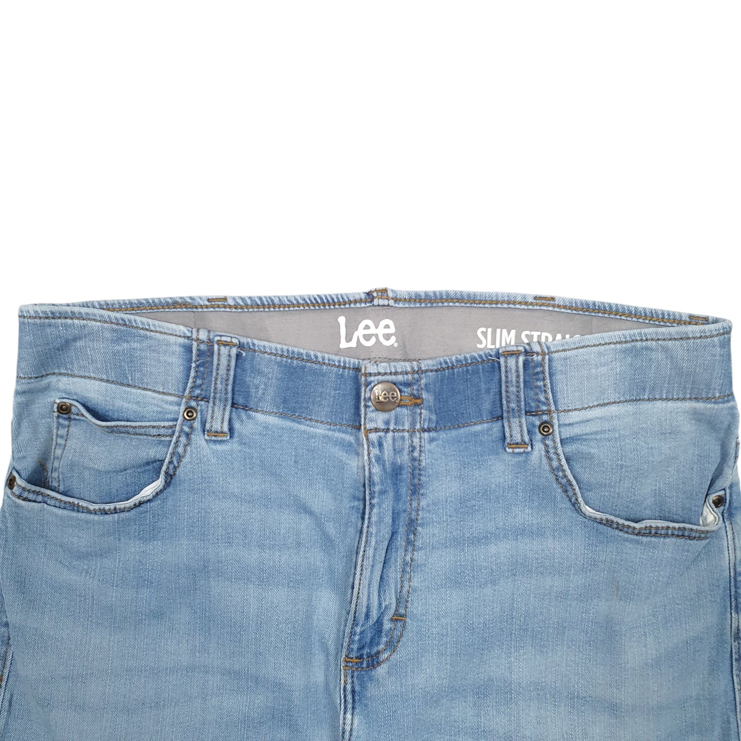 Mens Blue Lee Stretch Fit Casual JeansW34 L34