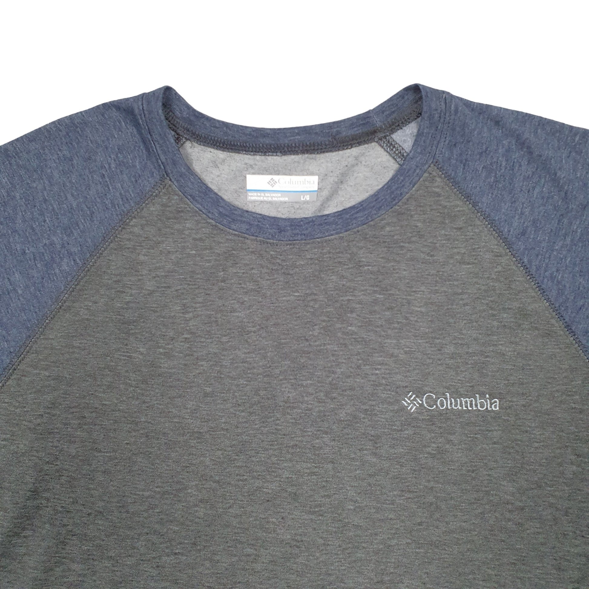 Mens Grey Columbia Sportswear  Long Sleeve T Shirt