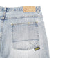 Mens Blue Nautica Baggy Jorts Jean Denim Shorts