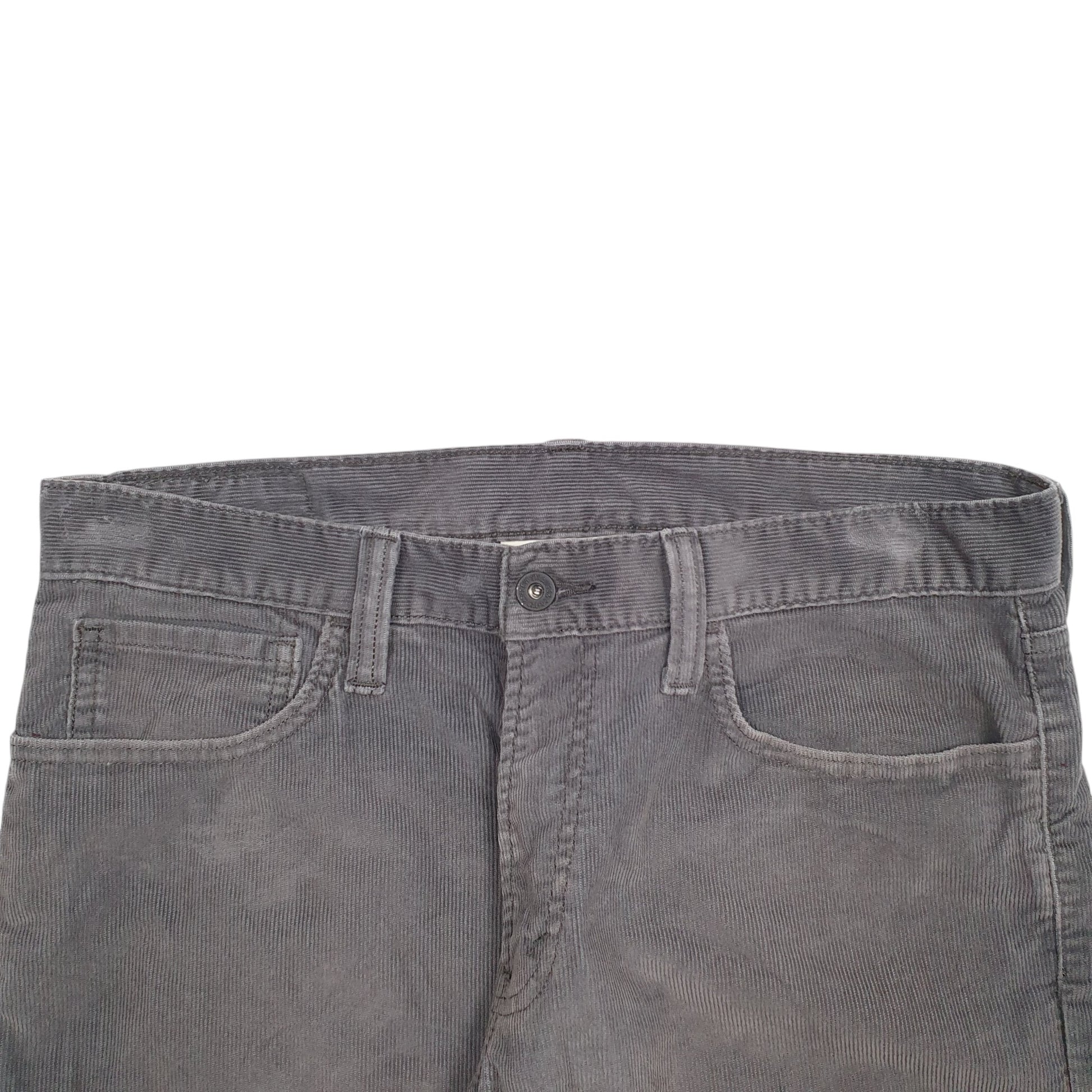 Mens Grey Levis  Corduroy Trousers