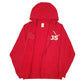 Mens Red Adidas Spellout Full Zip Jumper