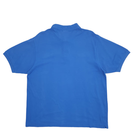 Mens Blue Lacoste  Short Sleeve Polo Shirt