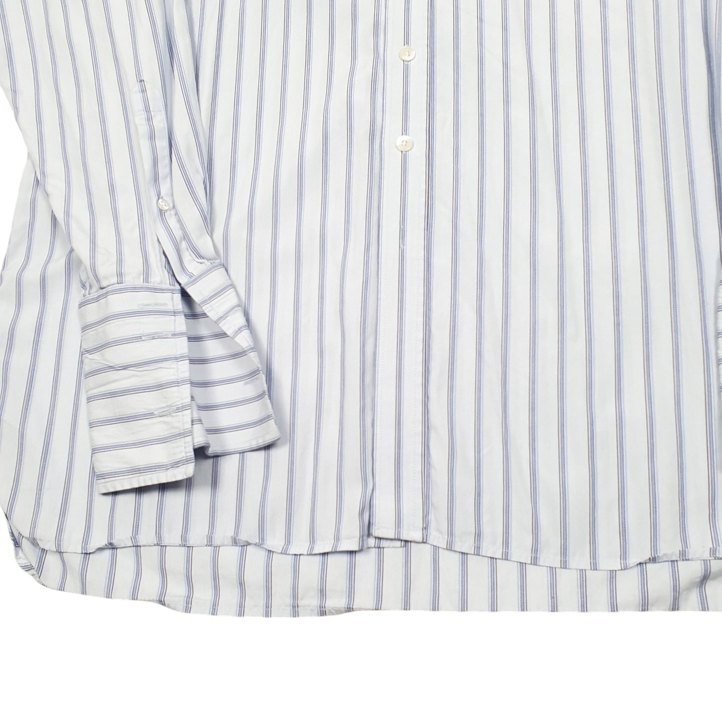 Mens Blue Aquascutum  Long Sleeve Shirt