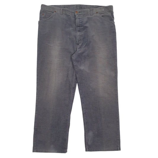 Mens Grey Wrangler  Corduroy Trousers