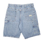 Mens Blue Wrangler Denim Jeans Jorts Baggy Carpenter Shorts