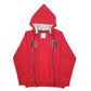 Womens Red Nautica Spellout Full Zip Jumper