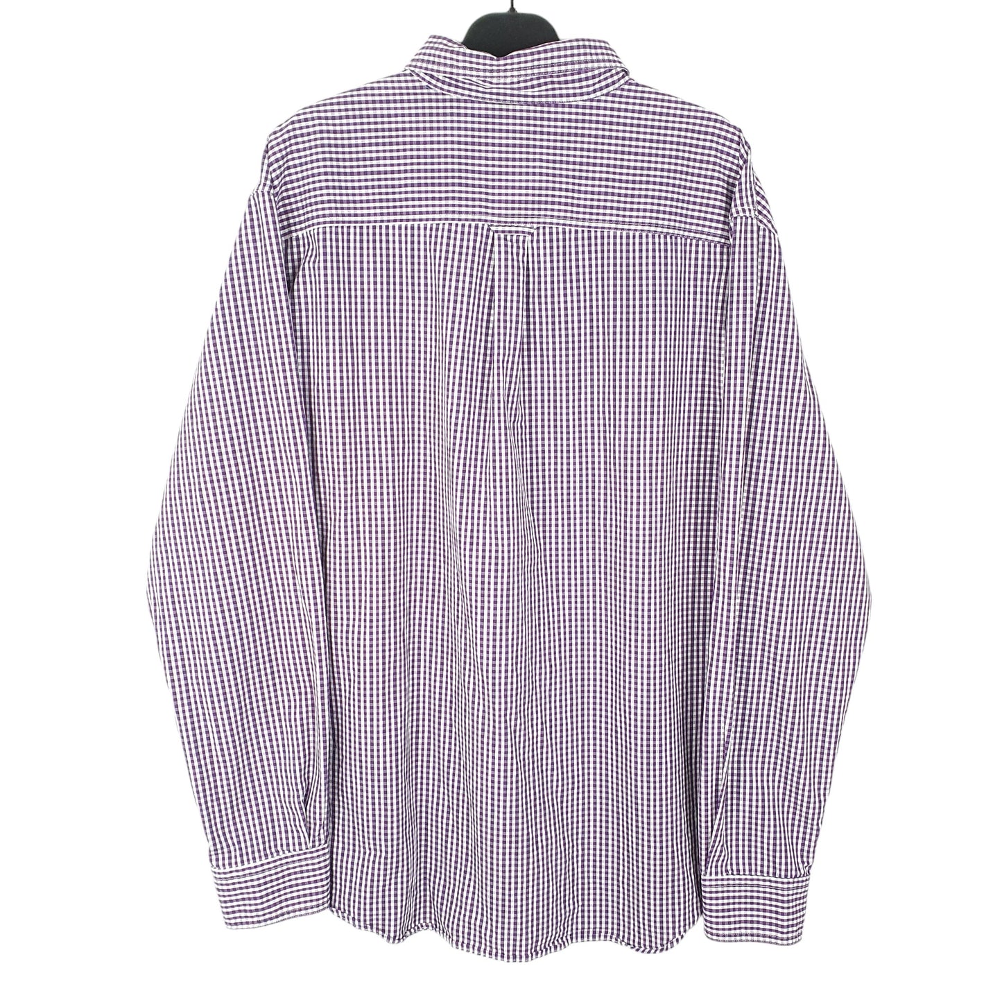 Mens Purple Chaps Stretch Long Sleeve Shirt