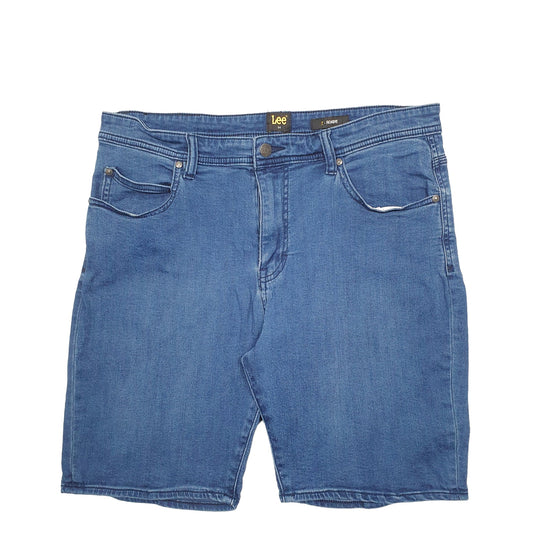 Mens Blue Lee  Denim Shorts